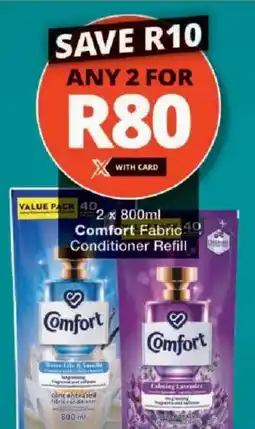 Checkers Comfort Fabric Conditioner Refill offer