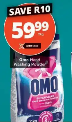 Checkers Omo Hand Washing Powder offer