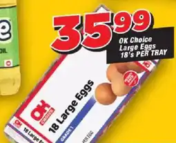 OK Grocer OK Choice Large Eggs offer