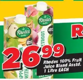 OK Grocer Rhodes 100% Fruit Juice Blend offer