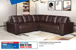 OK Furniture Detroit Corner Lounge Suite offer
