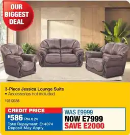 OK Furniture Jessica Lounge Suite offer