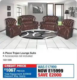 OK Furniture Trojan Lounge Suite offer