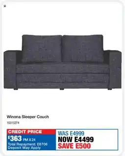 OK Furniture Winona Sleeper Couch offer