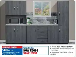 OK Furniture Italia Kitchen Scheme offer
