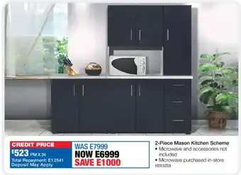 OK Furniture Mason Kitchen Scheme offer
