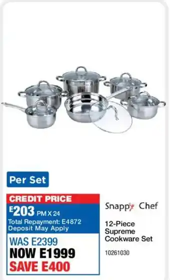 OK Furniture Snappy Chef Supreme Cookware Set offer