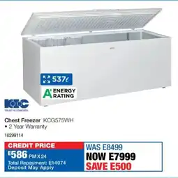 OK Furniture KIC Chest Freezer offer