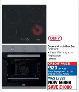 OK Furniture Defy Oven and Hob Box Set offer