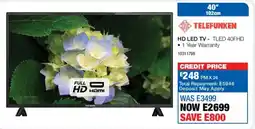 OK Furniture Telefunken 40" HD LED TV offer
