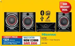 OK Furniture Hisense HA700 offer