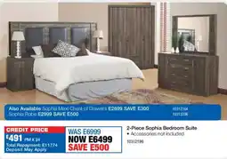 OK Furniture Sophia Bedroom Suite offer