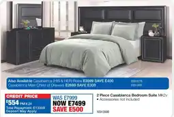 OK Furniture Casablanca Bedroom Suite offer