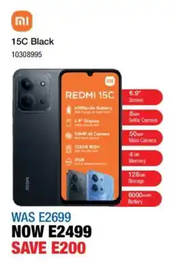 OK Furniture Redmi 15C Black offer