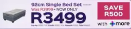 Sleepmasters Sleepmasters 92cm Single Bed Set offer