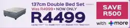 Sleepmasters Sleepmasters 137cm Double Bed Set offer