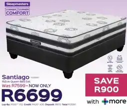 Sleepmasters Sleepmasters Santiago 152cm Queen Bed Set offer