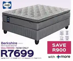 Sleepmasters Sealy Berkshire 152cm Queen Bed Set offer