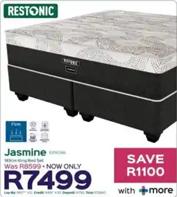 Sleepmasters Restonic Jasmine 183cm King Bed Set offer
