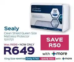 Sleepmasters Sealy Clean Shield Queen Size Mattress Protector offer