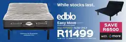 Sleepmasters Edblo Easy Move 152cm Adjustable Base offer