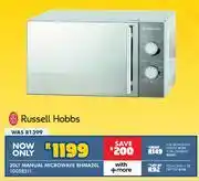 Russells Russell Hobbs 20L Manual Microwave RHMA20L offer