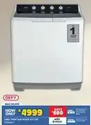 Russells Defy 18Kg White Twin Tub DTT180 offer