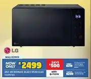 Russells LG 30L Microwave Black MS3032JAS offer