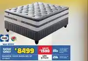 Russells Sealy Salvador 152cm Queen Bed Set offer