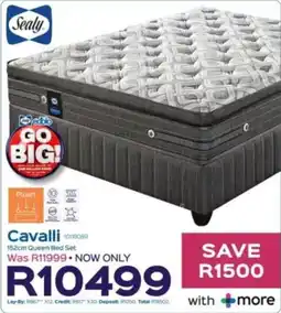 Sleepmasters Sealy Cavalli 152cm Queen Bed Set offer