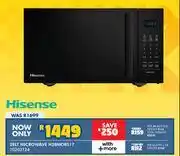 Russells Hisense 28L Microwave H28MOBS17 offer