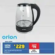 Russells Orion 1.8L Glass Kettle KCS163 offer