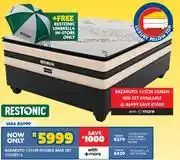 Russells Restonic Bazaruto 137cm Double Base Set offer