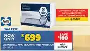 Russells Clean Shield King 183cm Mattress Protector offer
