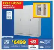 Russells Heritage 3 Door Built In cupboard offer