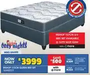 Russells Cozy Nights Bishop 152cm Queen Bed Set offer