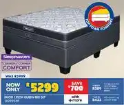 Russells Sleepmasters Mjozi 152cm Queen Bed Set offer
