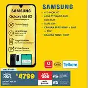 Russells Samsung Galaxy A26 5G offer