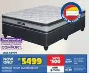 Russells Sleepmasters Supreme 152cm Queen Bed Set offer