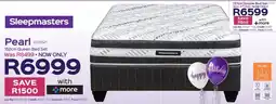Sleepmasters Sleepmasters Pearl 152cm Queen Bed Set offer