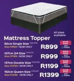 Sleepmasters Sleepmasters Mattress Topper offer