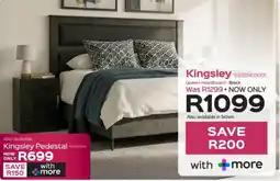 Sleepmasters Steel&Rose Kingsley Queen Headboard offer