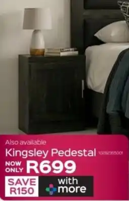Sleepmasters Steel&Rose Kingsley Pedestal offer