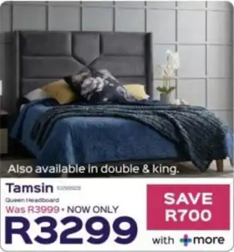 Sleepmasters Tamsin Queen Headboard offer