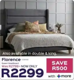 Sleepmasters Florence Queen Headboard offer