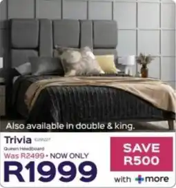 Sleepmasters Trivia Queen Headboard offer