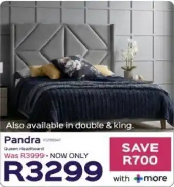 Sleepmasters Pandra Queen Headboard offer