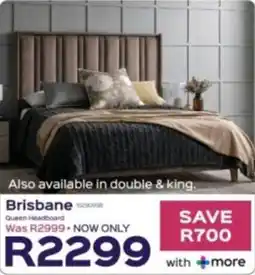 Sleepmasters Brisbane Queen Headboard offer