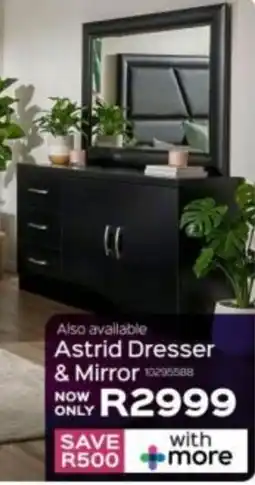 Sleepmasters Astrid Dresser & Mirror offer