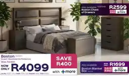 Sleepmasters Boston Queen Headboard & Pedestals offer